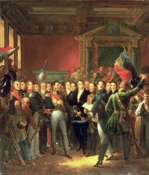 Das Vorlesen der Erklärung der Abgeordneten, 1830